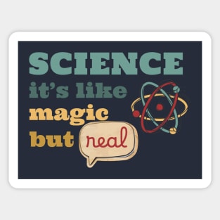 Science its like magic but real Vintage Sticker